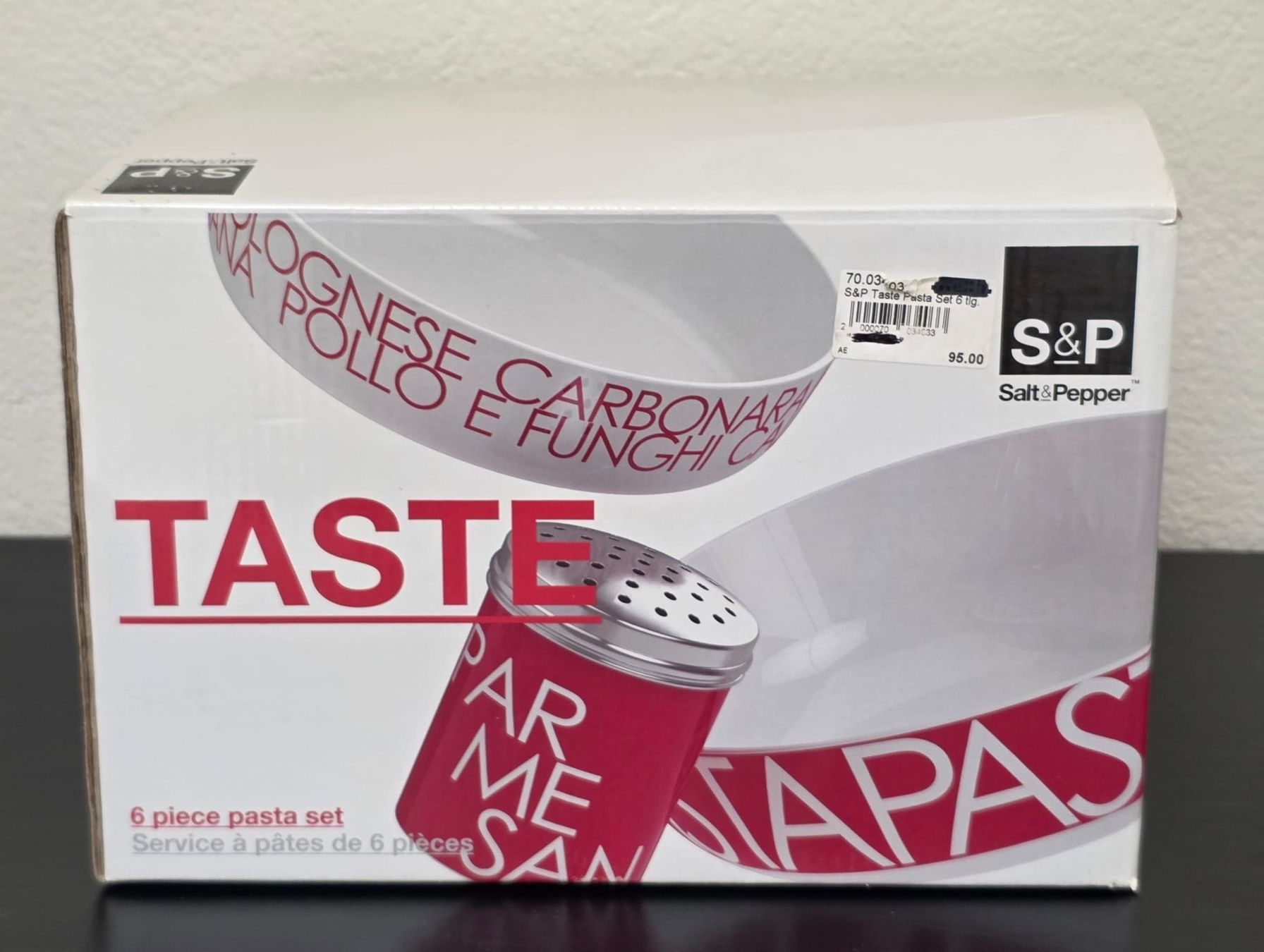 Geschirrsets: S&P Pasta-Set neu im Karton – Neu (gemäss Beschreibung) aus Rheinsulz von Dred 1