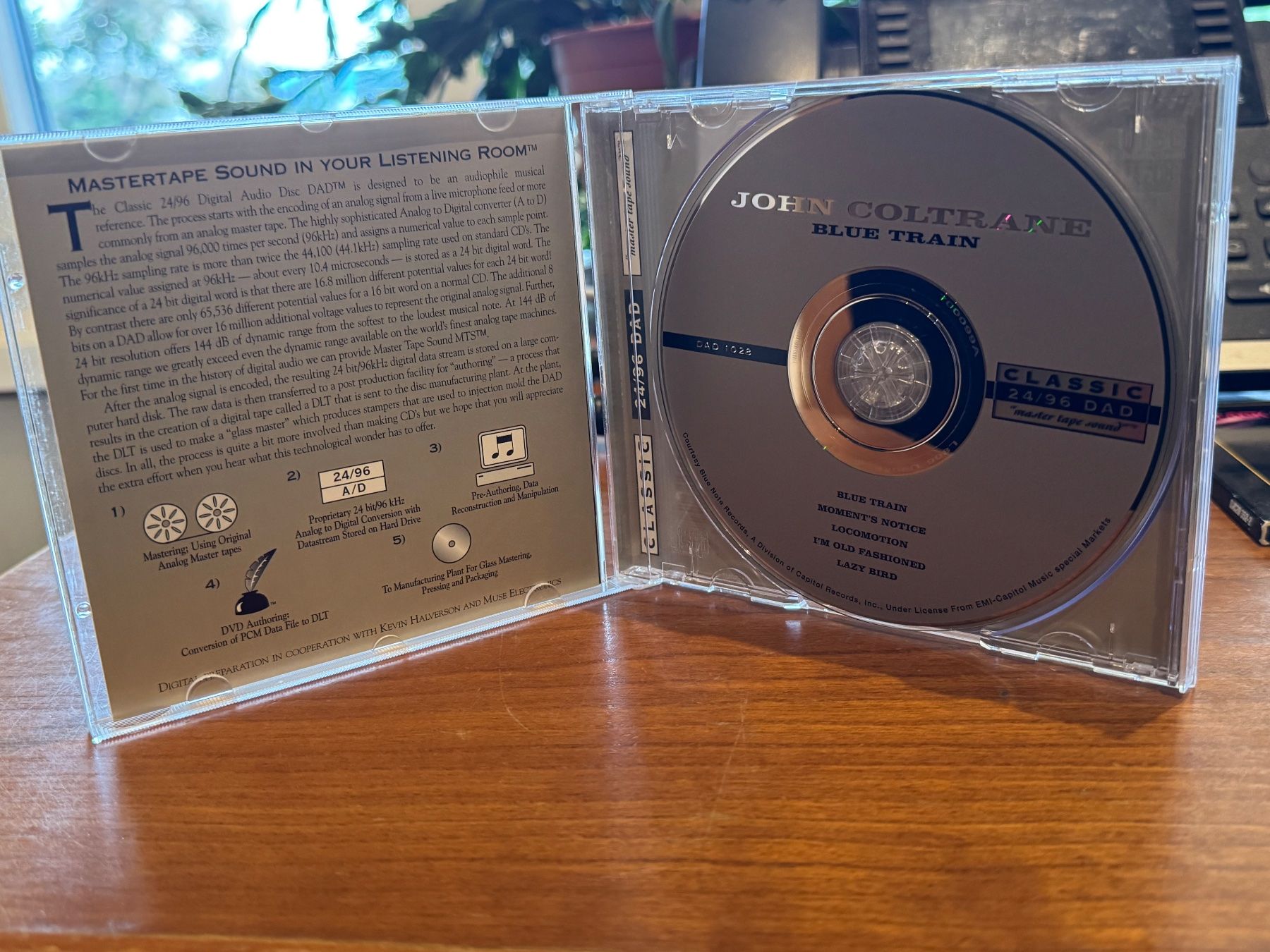 Tutti i DVDs: John Coltrane - Blue Train - Rare! DVD-Audio - KA01B – Usato da Küsnacht ZH venduto da JazzRecords 2