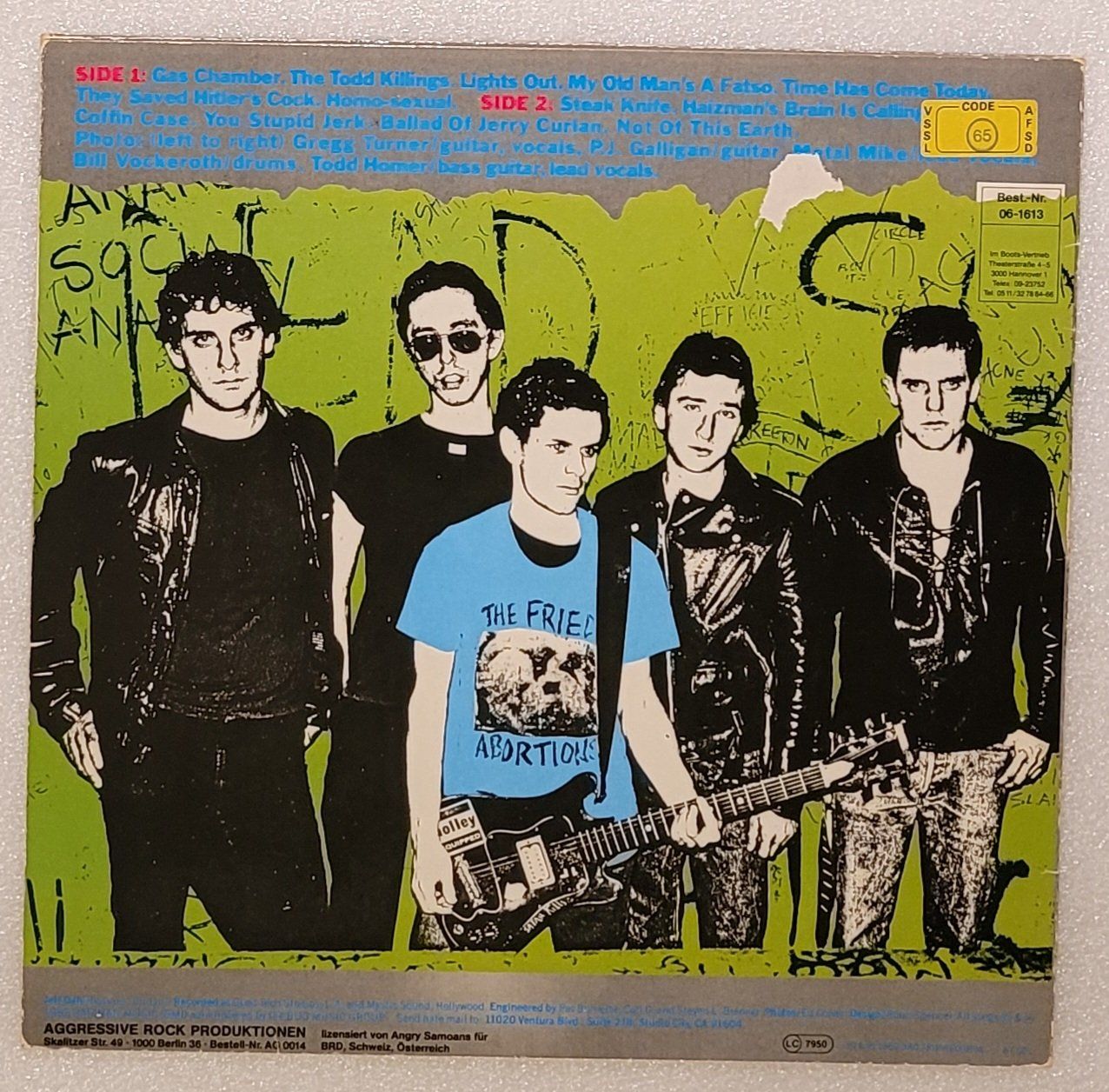 Vinyles: ANGRY SAMOANS – Back From Samoa von 1982 – D'occasion à Zürich par Avd 1