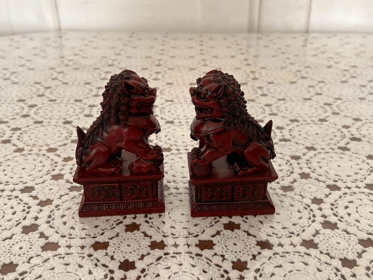 Statuette: 2x  Chinesische Foo-Löwen (172) – Usato da Glattfelden venduto da maa_qcj8