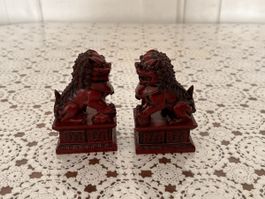 2x  Chinesische Foo-Löwen (172)