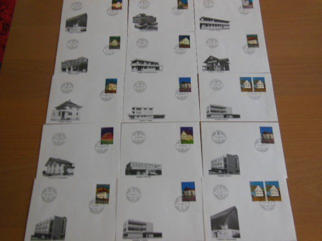 Alle Briefmarken: Bauten 1978 – Gebraucht aus Passugg von alboschetto