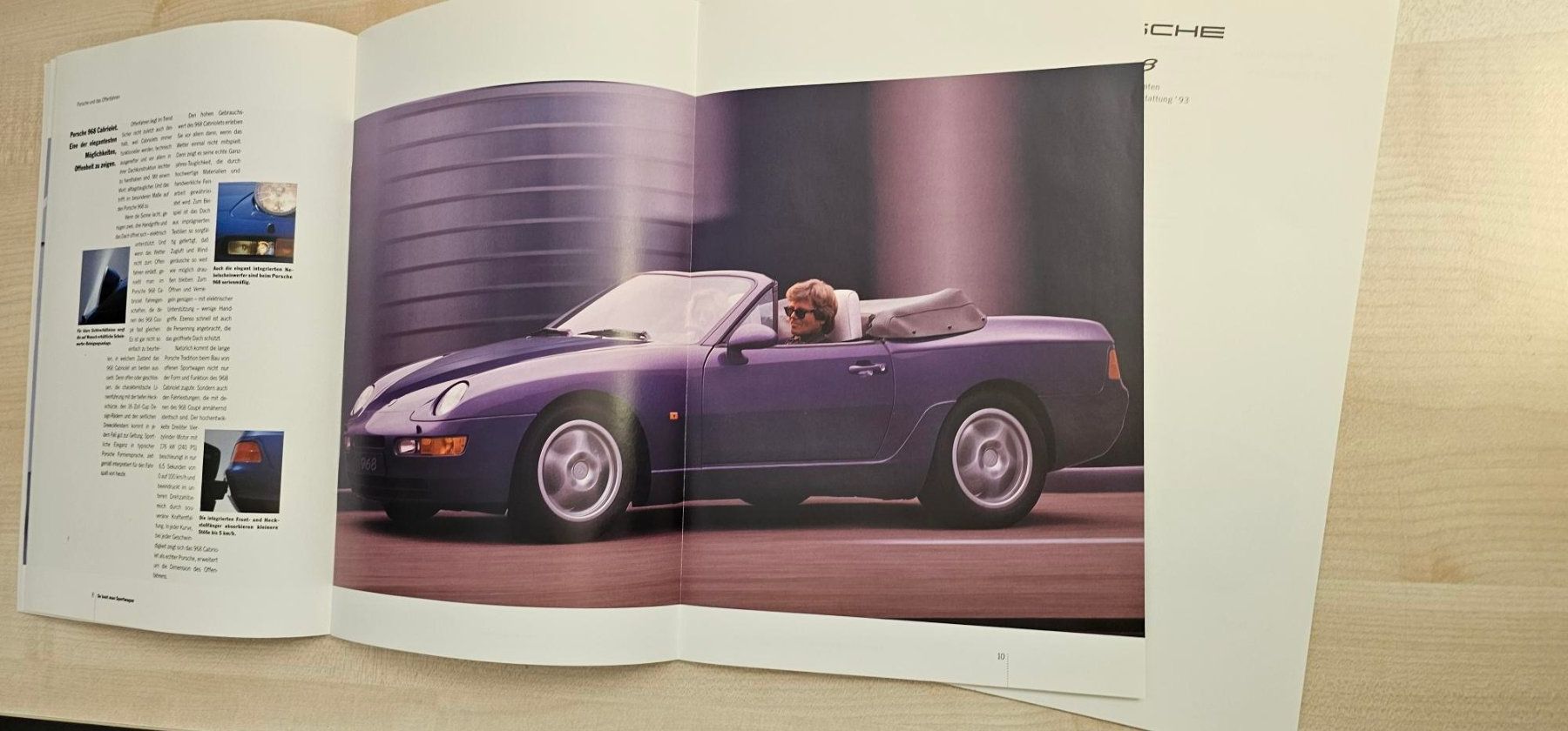Porsche Documenti: Porsche 968 ,cabrio Prospekt 1993 – Usato da Reinach AG venduto da 911356 4