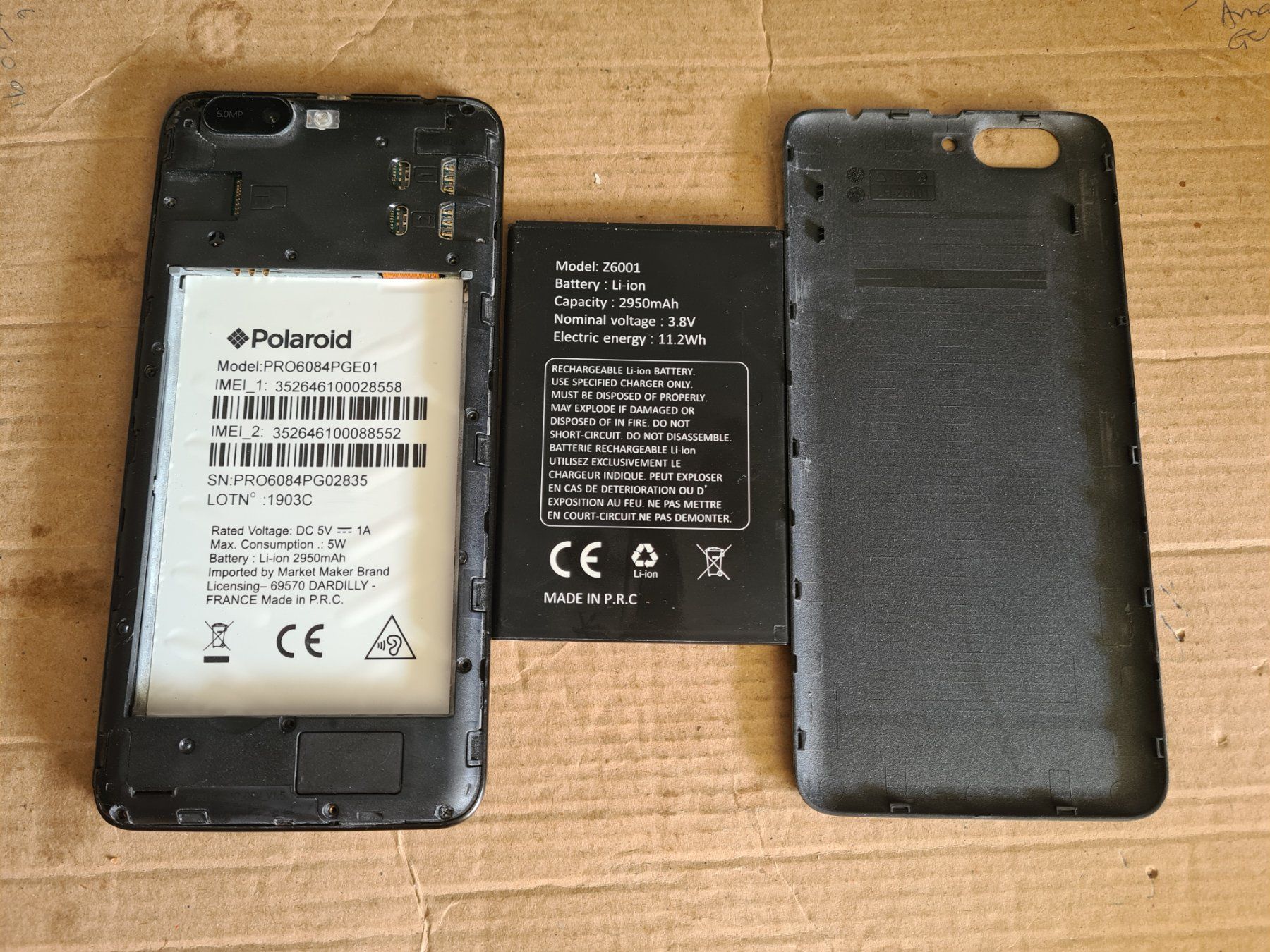Polaroid Handys / Smartphones: Android Dual Sim FRP Sperre: Polaroid PRO6084PGE01 Touch Def – Defekt aus Winterthur von Opusco 5