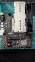 MSI B450M PRO-M2 MAX Mainboard mit CPU-Kühler, ryzen 5 3600