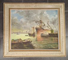 Voigt E. (Elisabeth), Hafen Rotterdam, Schiffe Meer, Holland