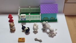 Kenner Littlest Petshop diverse Hunde mit Hütte