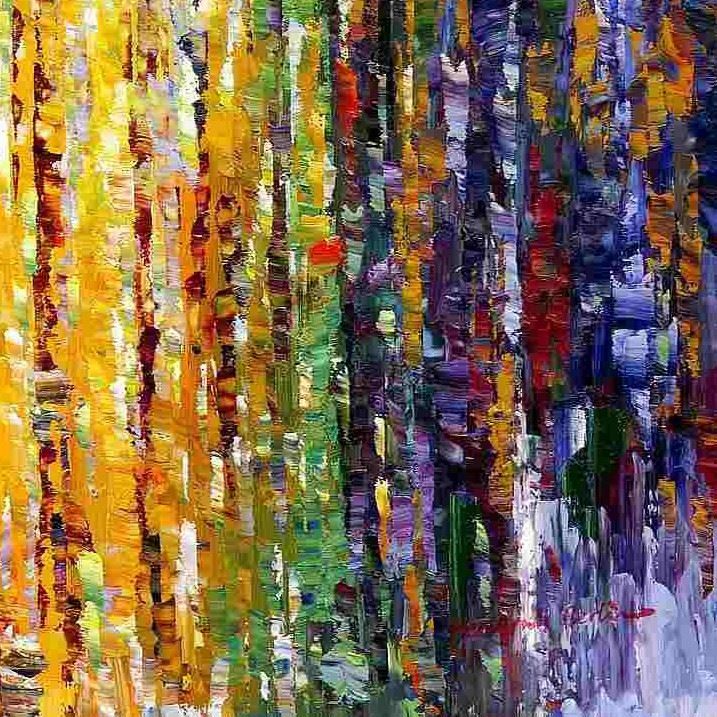 Reproduktionen & Neuware: Abstrakt - Durch den Monsun – Neu (gemäss Beschreibung) aus Larnaca von KunstDepot24 4