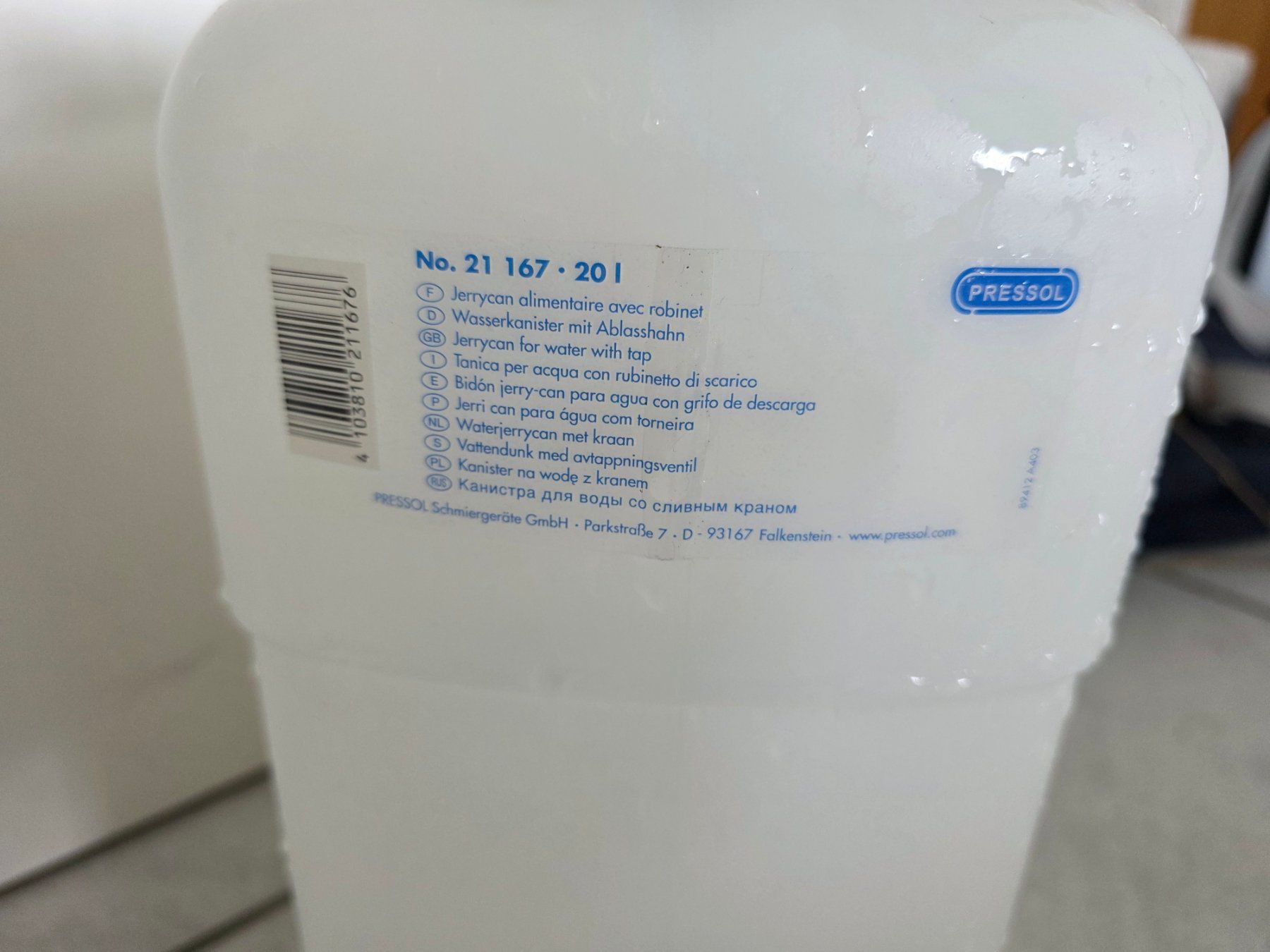 Serbatoi, Taniche & Tubi: Wasserkanister 20l – Usato da Birrwil venduto da Baedu00 1