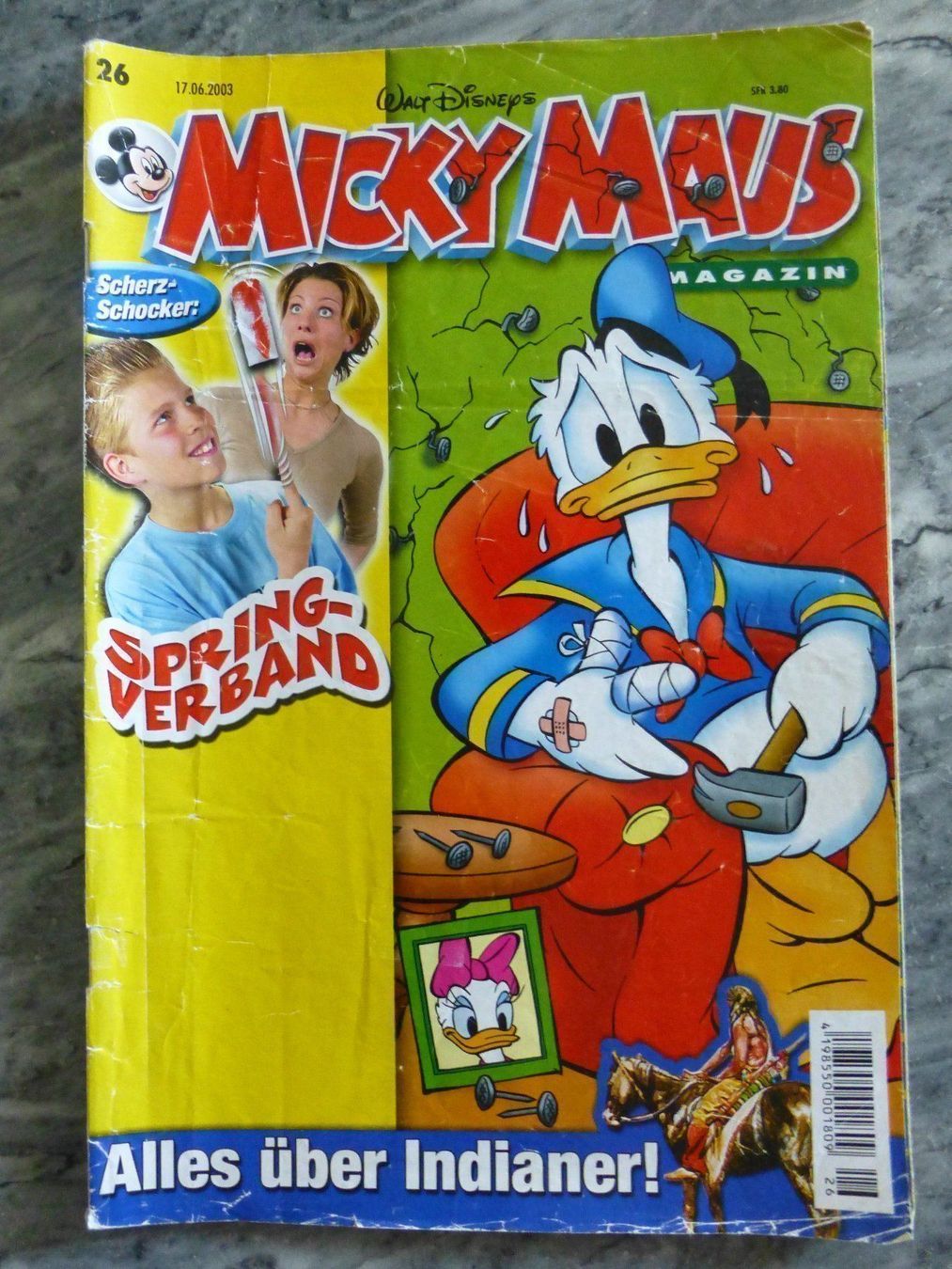 Fumetti: Micky Maus Heft - Nr. 26 / 17.06.2003 – Usato da Basel venduto da Falconis