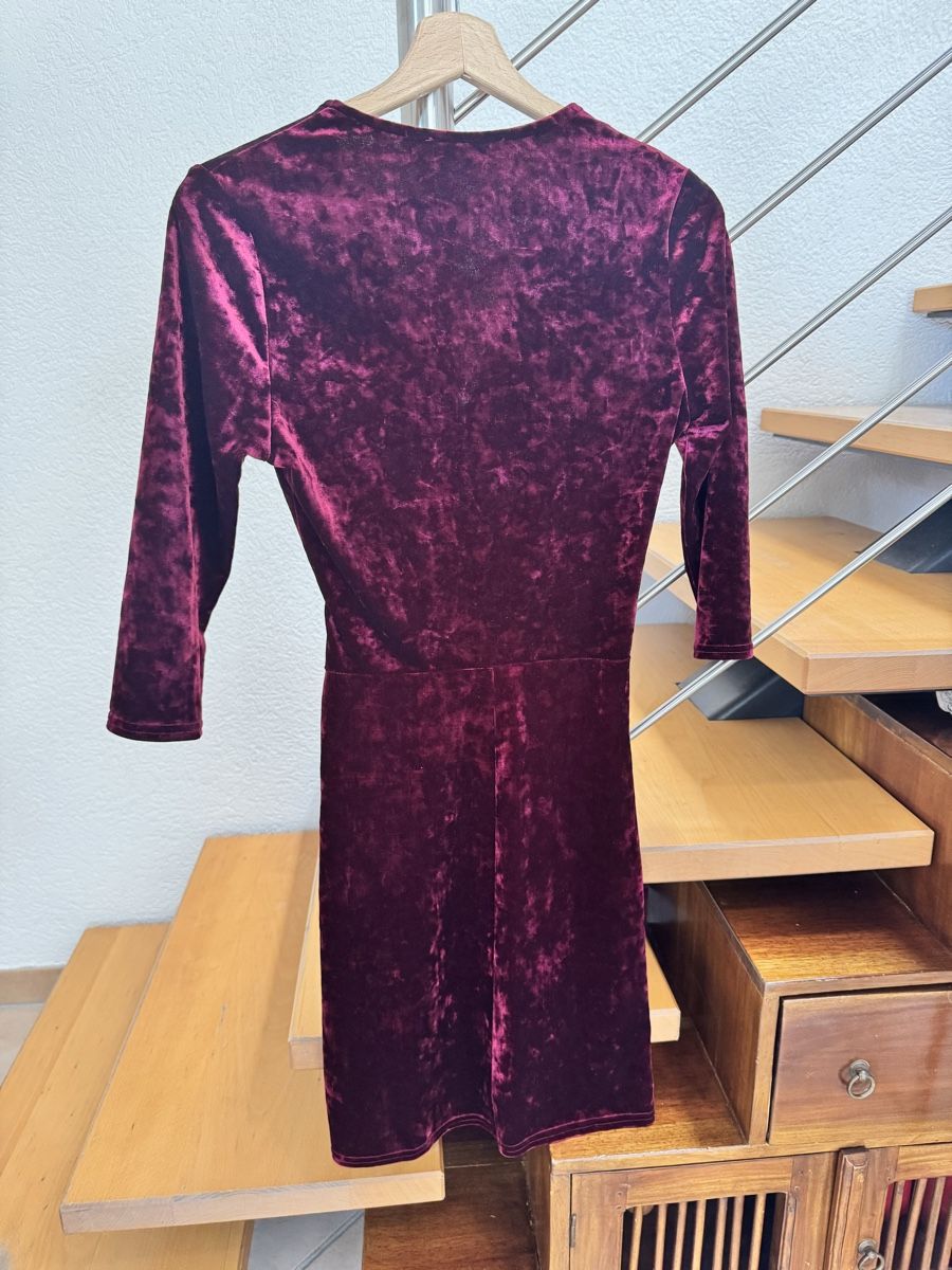Morgan Kleider: robe en velours rouge morgan – Neu (gemäss Beschreibung) aus Lonay von nei_79jc 2