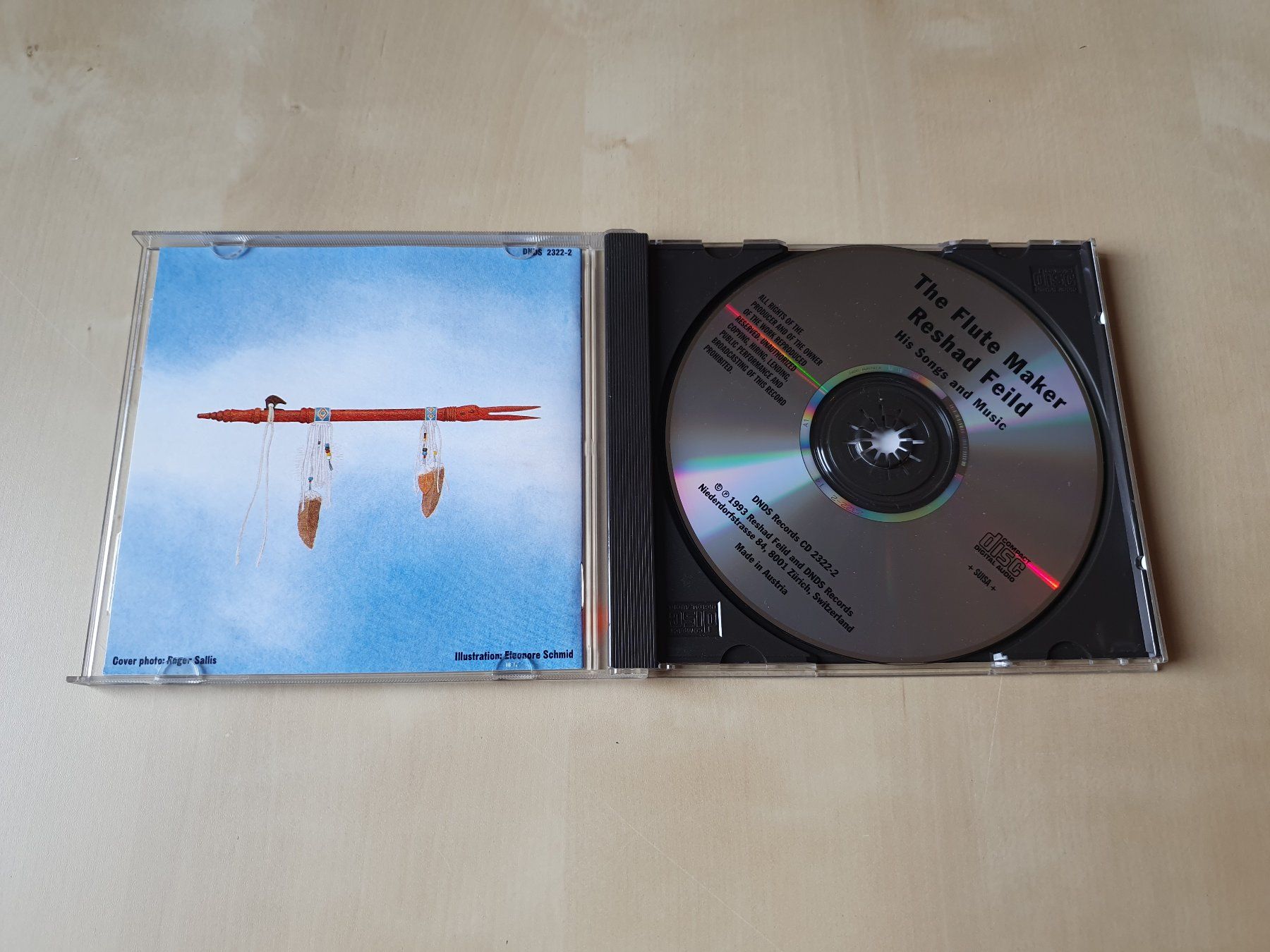 CD: Reshad Feild The Flute Maker – Usato da Stansstad venduto da collectorsshop 2