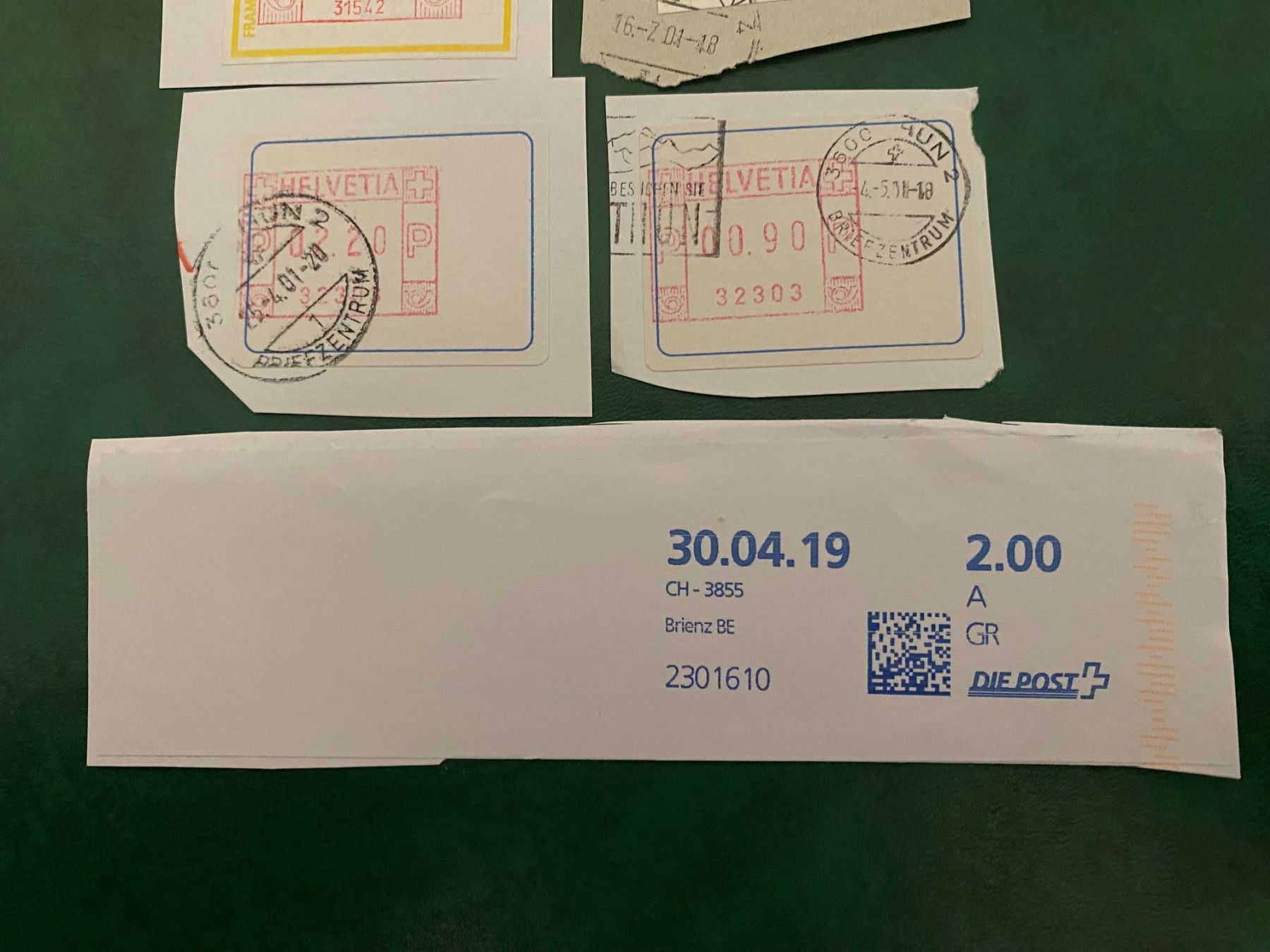 Tutti i francobolli: Automatenmarken. – Usato da matten b. interlaken venduto da jfran17 4