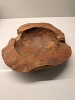 Holzschale Wurzelholzschale Teakholz natur UNIKAT Obstschale