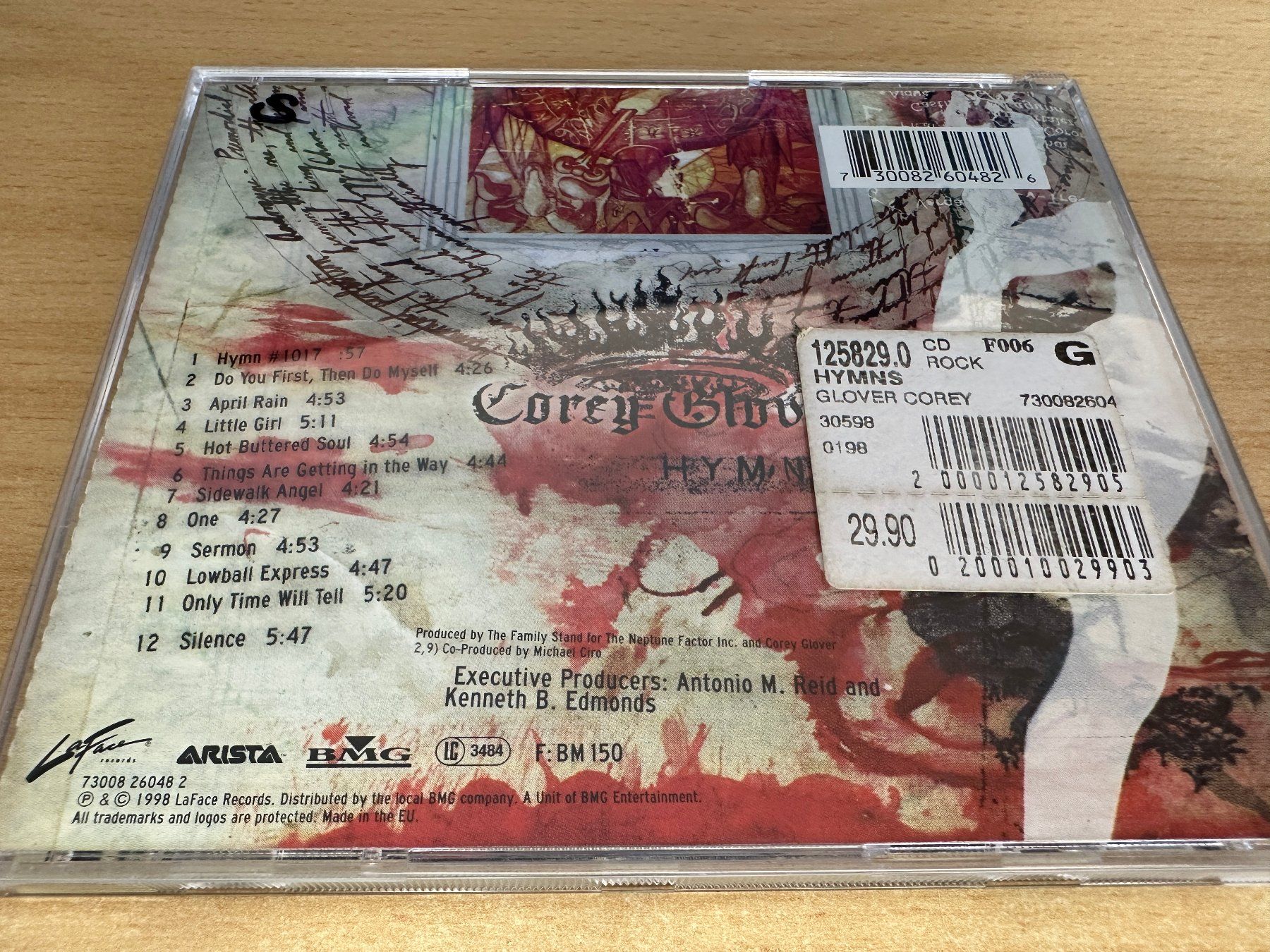 CD: Corey Glover – Hymns – Usato da Rikon im Tösstal venduto da Alpenmutz 1