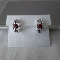 750/--  WEISSGOLD - OHRSCHMUCK