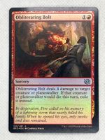 Obliterating Bolt Foil Karte