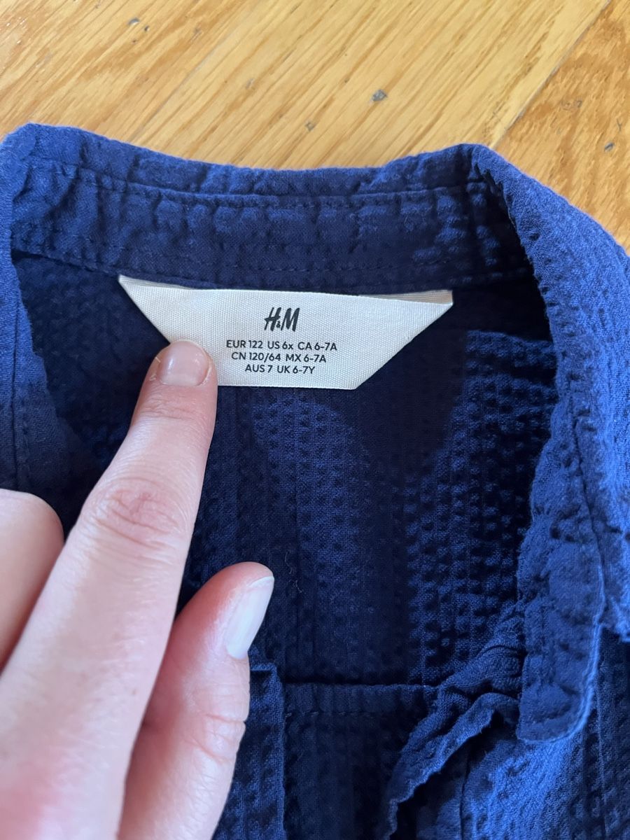 H&M Camicie, T-shirt & Polo: Kurzarm-Hemd Gr. 122 – Usato da Chur venduto da cardem86 1