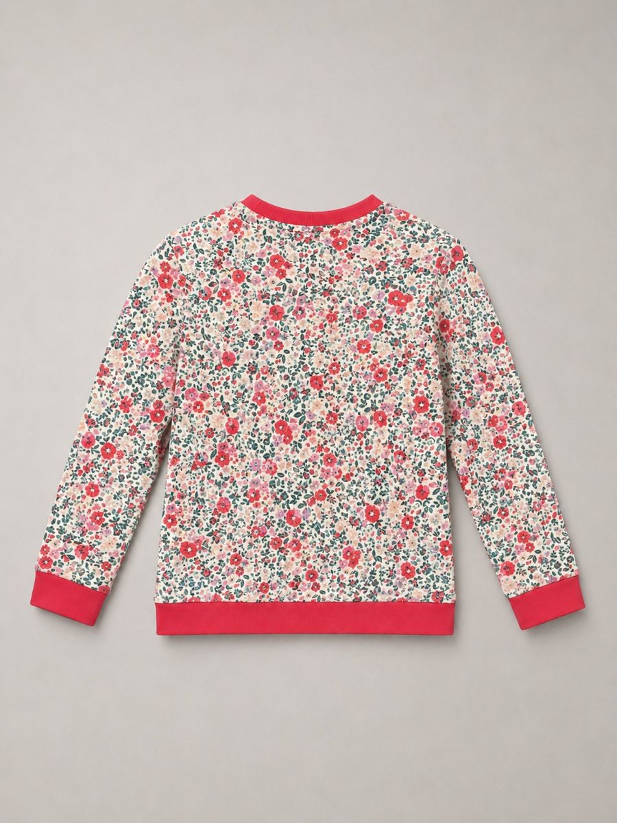 Guess Pulls et sweat-shirts: Pull Guess Kids fleuri rose manches longues – Neuf (Voir description) à Lengnau BE par AMDEALS 1