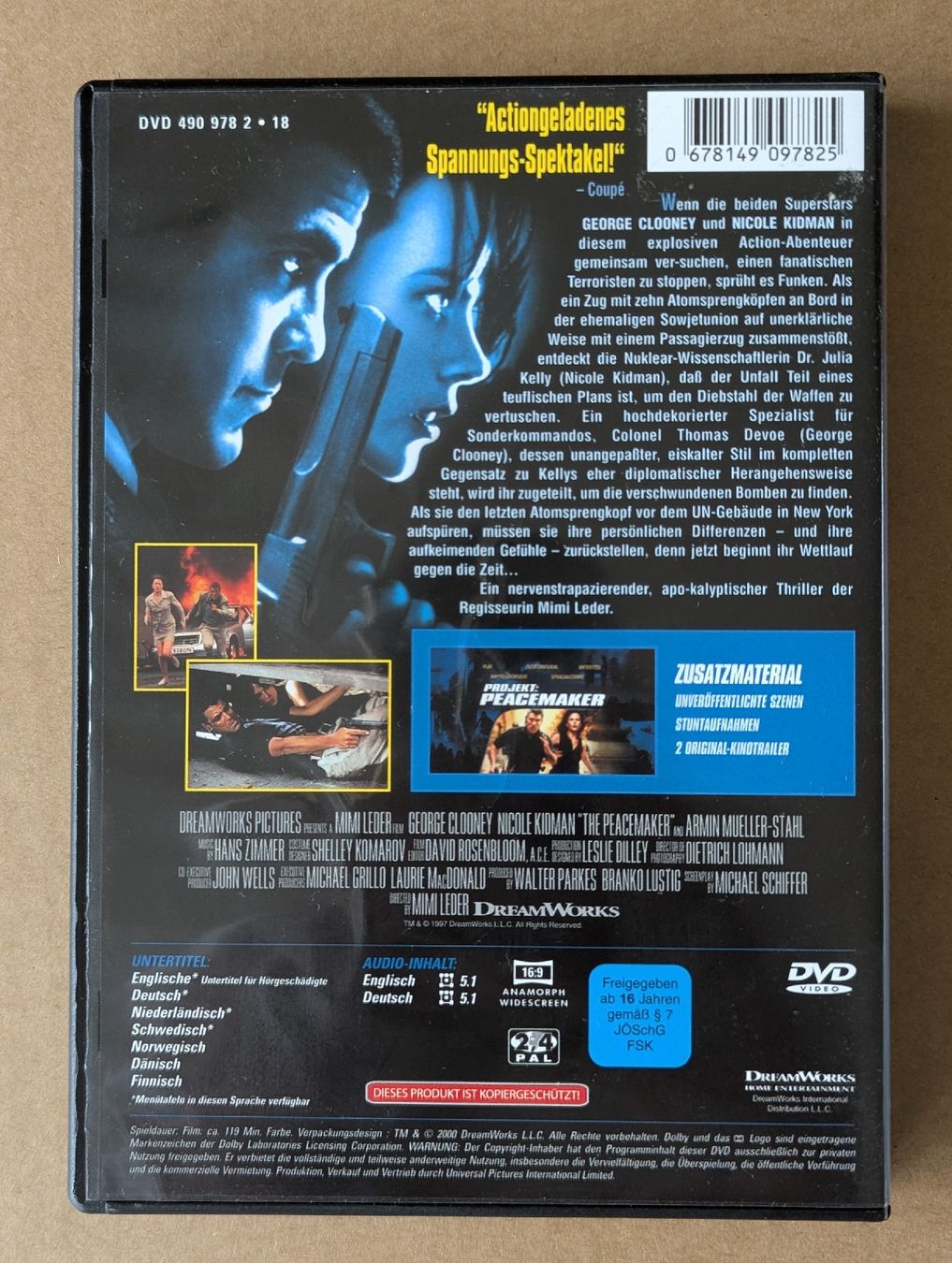 Tutti i DVDs: Projekt: Peacemaker – Usato da Aarau venduto da usmichi 1