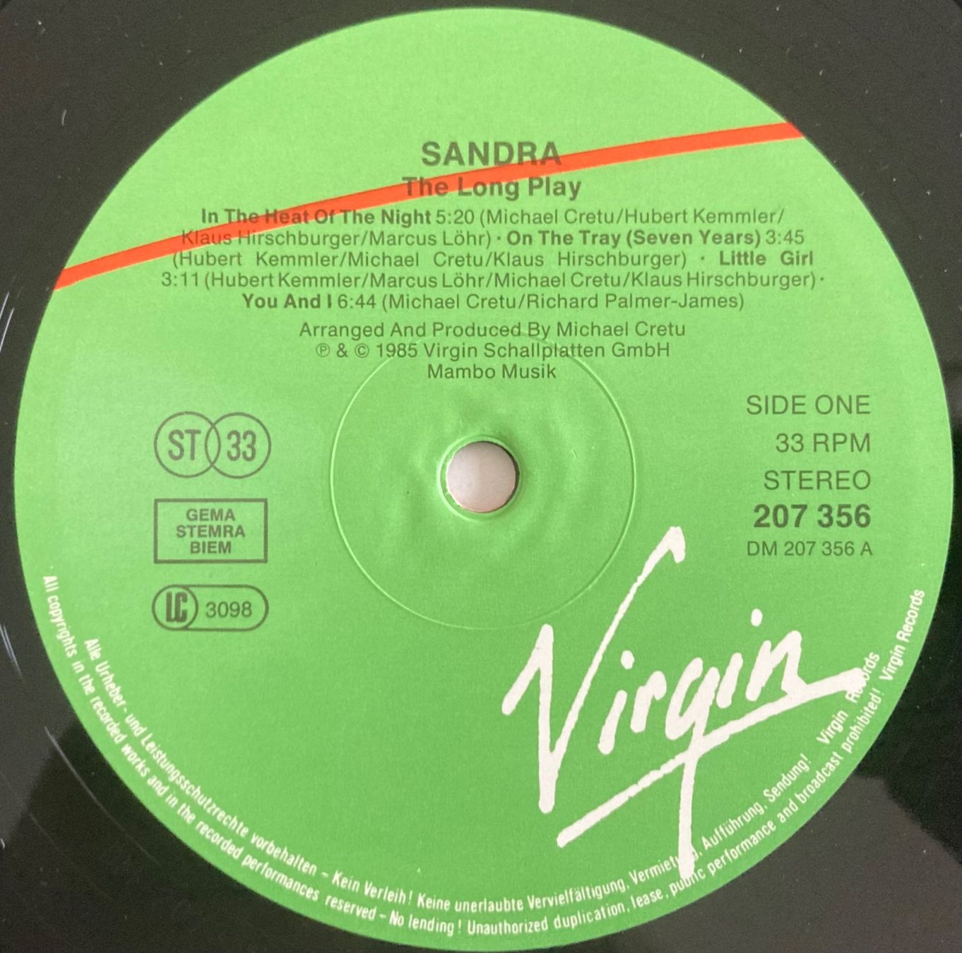 Vinyles: SANDRA - THE LONG PLAY – D'occasion à Poliez-Pittet par Newtown-Records 3