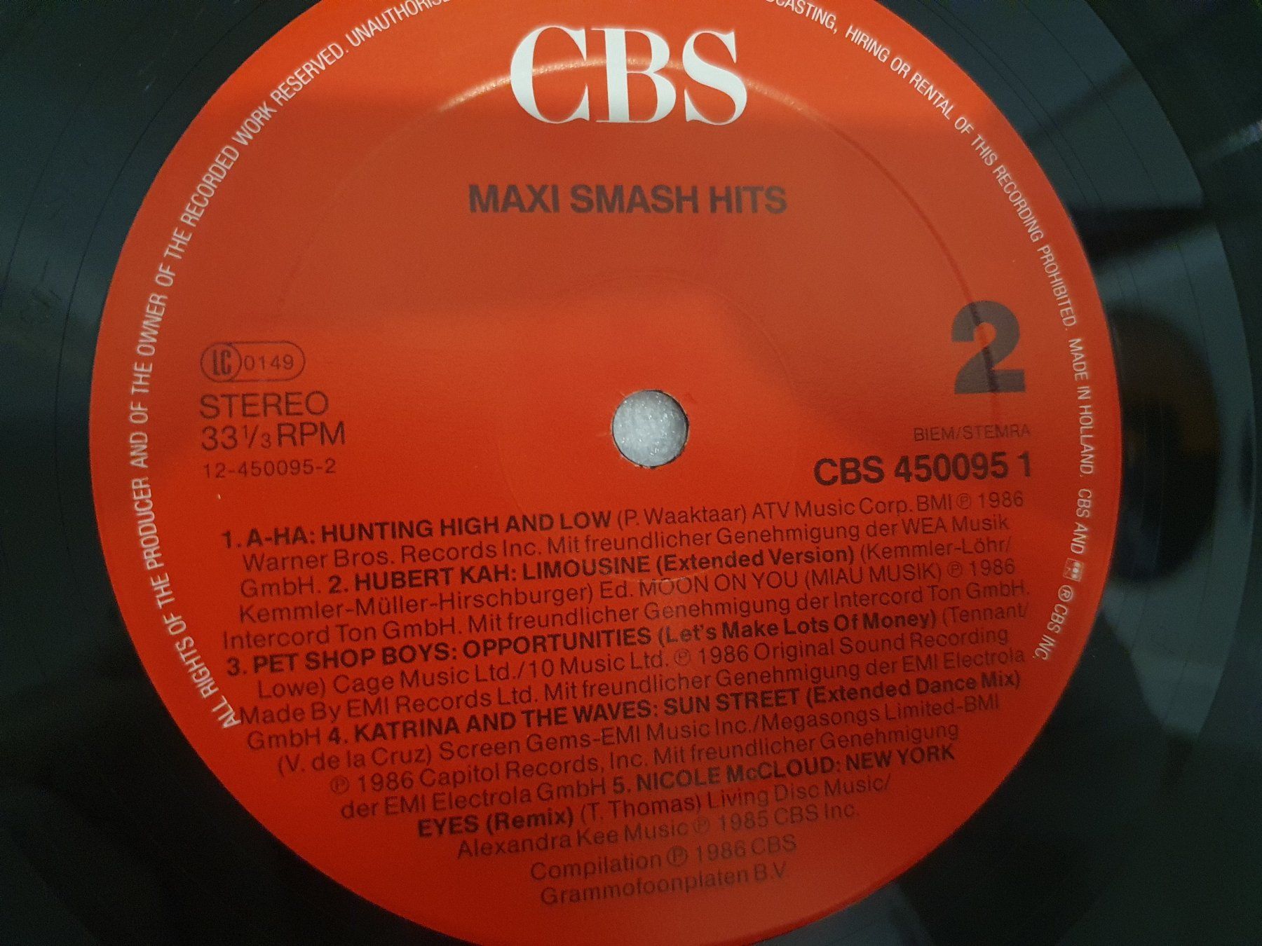 Dischi in vinile: Maxi Smash Hits / 2 LP`s – Usato da Uster venduto da Vinyl-Leidenschaft 7