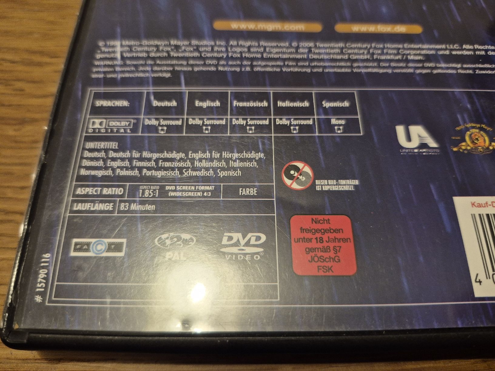 Tutti i DVDs: Chucky - Die Mörderpuppe (DVD)  – Usato da Oberembrach venduto da giu_7ksd 2