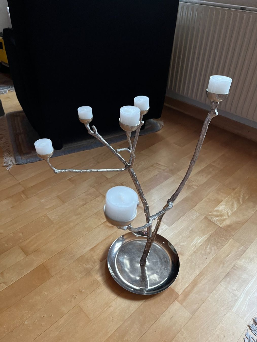Portacandele: Teelichter-Baum versilbert – Usato da Ostermundigen venduto da Schmiedi70 2