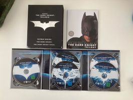 The Dark Knight Trilogy [5 Blu-rays] Caine, Bale
