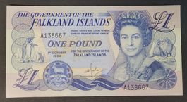 1 POUND / FALKLAND 1984 (aUNC)