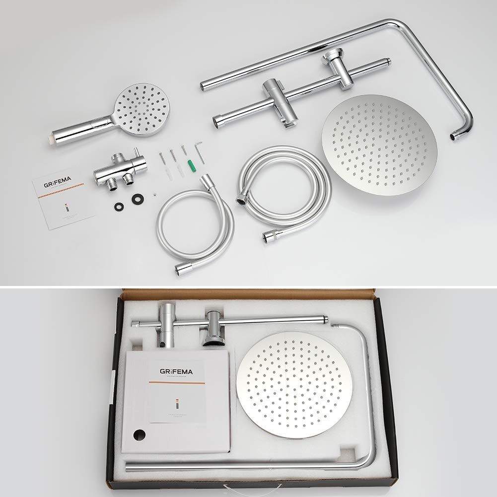 Docce: Duschsystem Duschset Duschsäule Regendusche 25cm Handbrause – Nuovo e nell'imballaggio originale da Zürich venduto da NovaDen 6