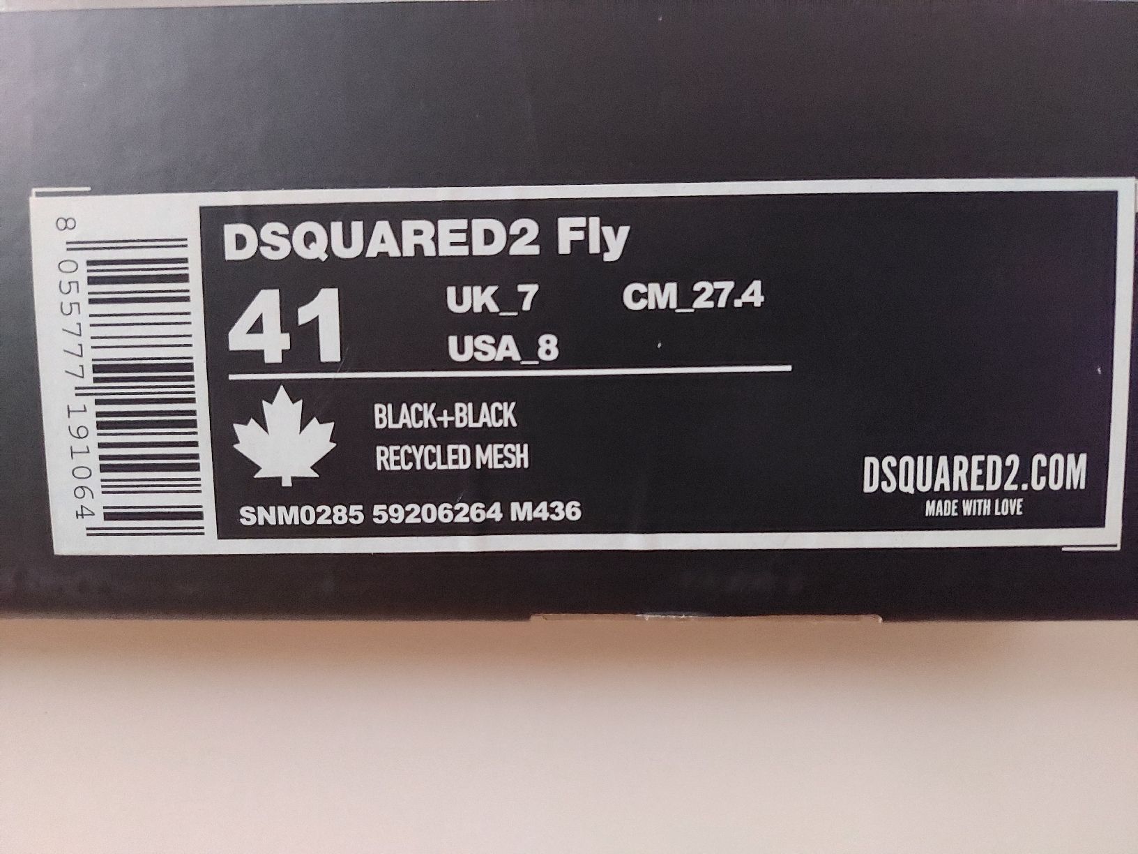 Dsquared2 Scarpe da uomo: Baskets Dsquared2 Fly Neuves Pointure 41 – Nuovo e nell'imballaggio originale da Goumoens-le-Jux venduto da Zazu18 8