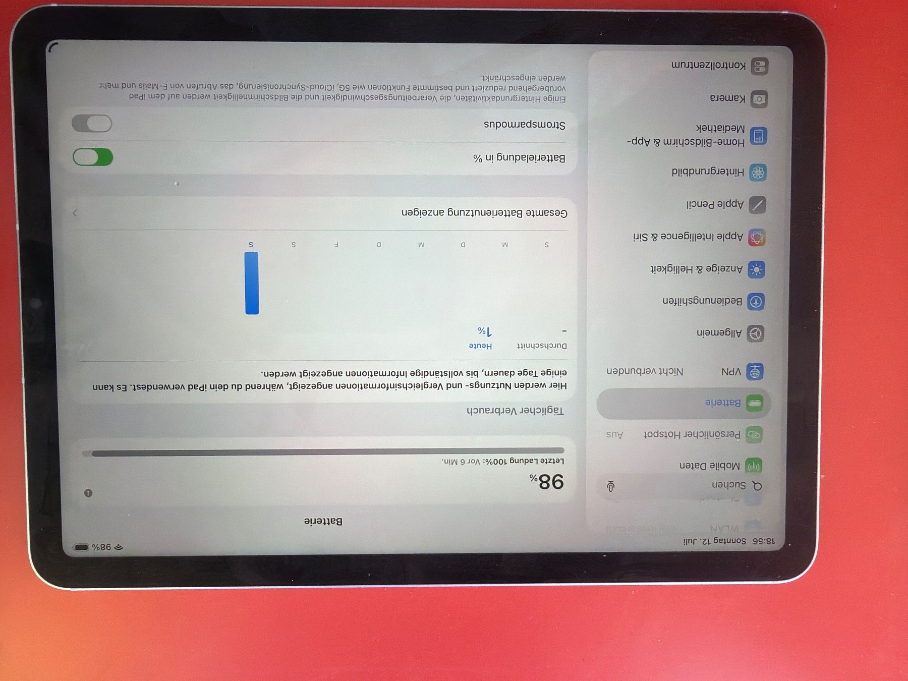 Apple Tablet PC: Apple iPad Air M 256 GB Wifi und Cellular TOP – Gebraucht aus Biberist von Moma7 7