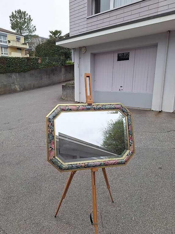 Miroirs: Miroir octogonal biseauté,  tons pastels  – D'occasion à Pully par cz39ans