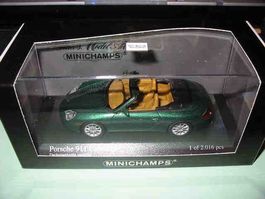 Porsche 911 Cabriolet 2001 grün * Minichamps 1:43