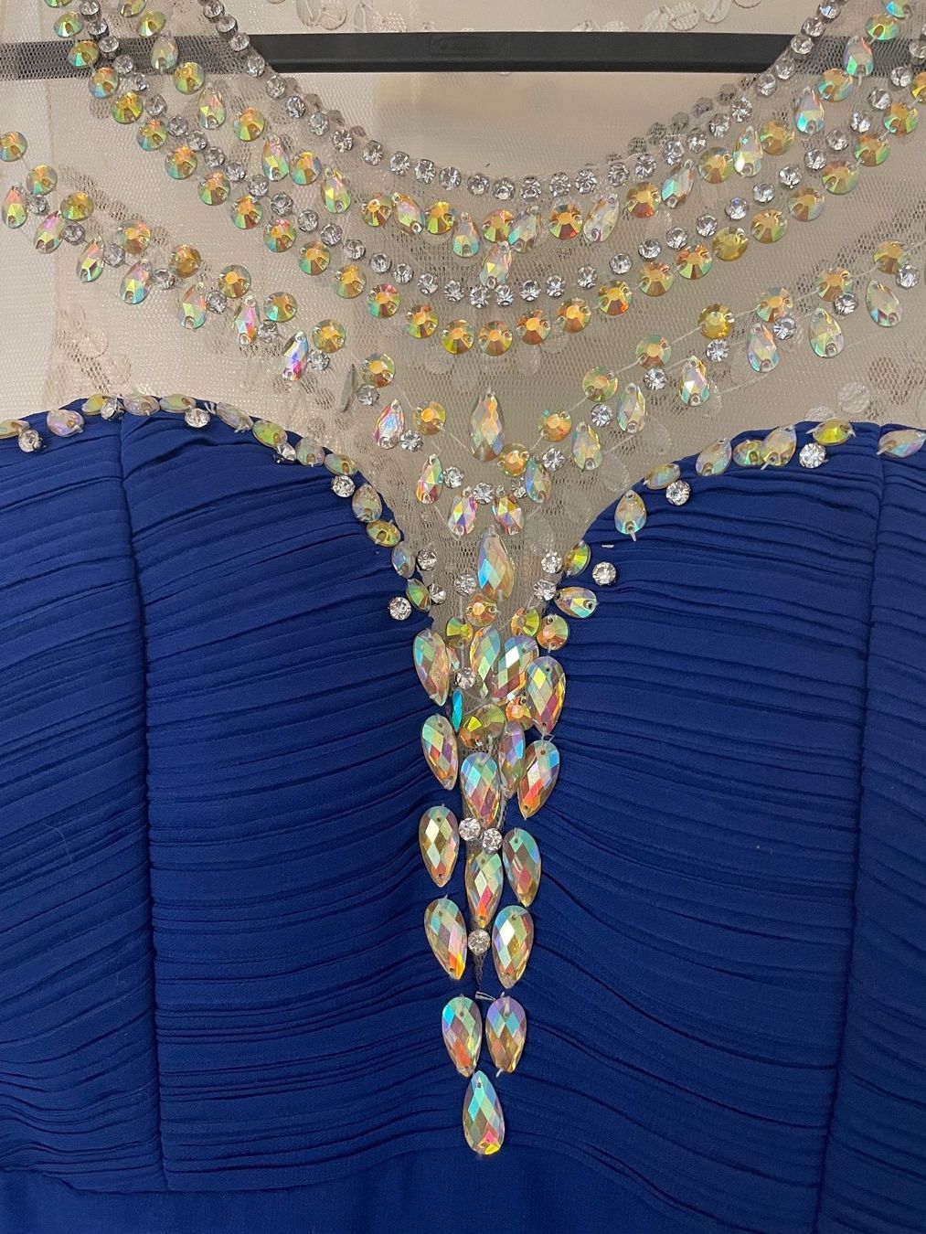 Vestiti: Elegantes Abendkleid mit Strass blau Gr. S – Nuovo (secondo la descrizione) da Münchenstein venduto da nel_57mj 2