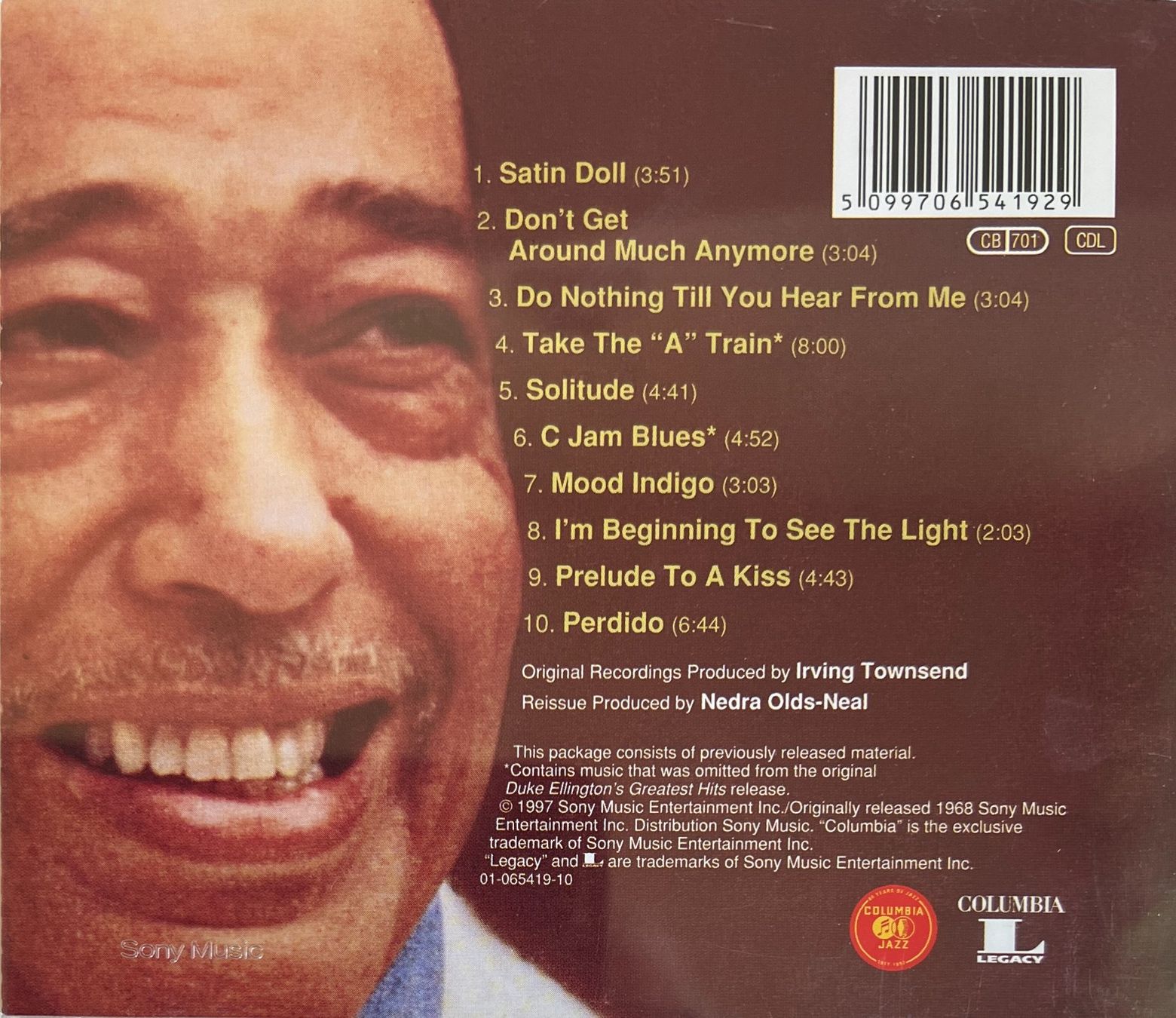 CD: DUKE ELLINGTON / Greatest Hits – Usato da Bischofszell venduto da kustavi 1