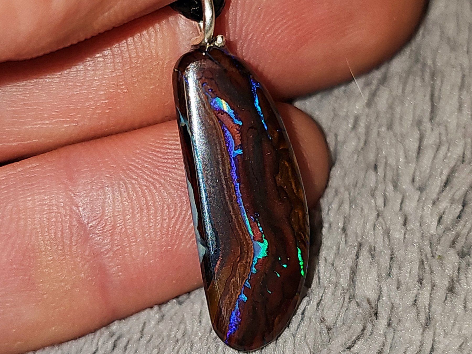 Anhänger: Australischer (Koroit) Opal Silber Anhänger – Neu und originalverpackt aus Uerkheim von Winwinner 2