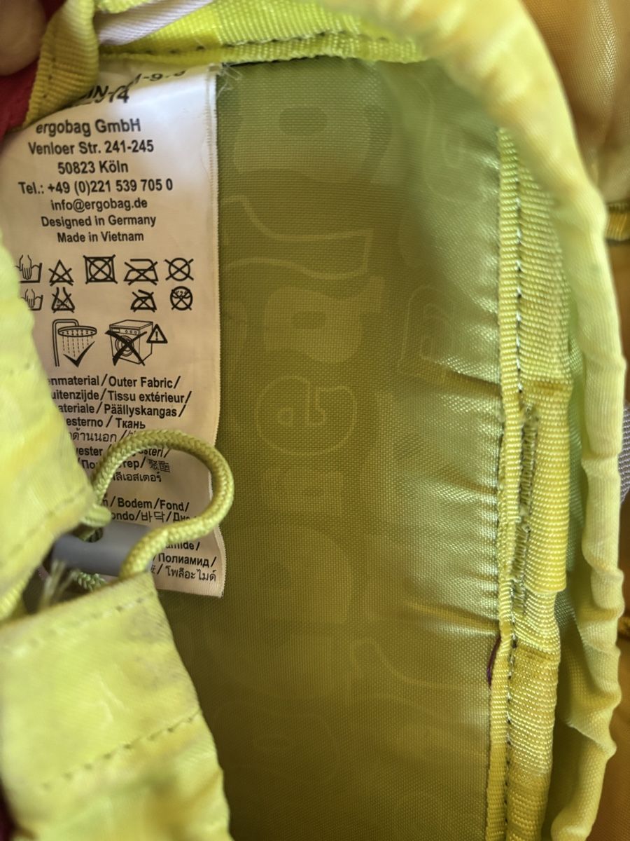 Ergobag Borse & Zaini: Ergolino Kinderrucksack mit Klett-Motiven – Usato da Bern venduto da 81guggi 6