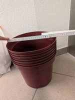 5x pot en plastique Topf 25x20cm