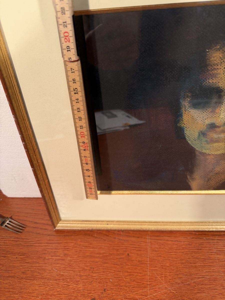 Gemälde: Framed  Pastel Portrait Art: signed – Gebraucht aus Lausanne von artnouveau04 4