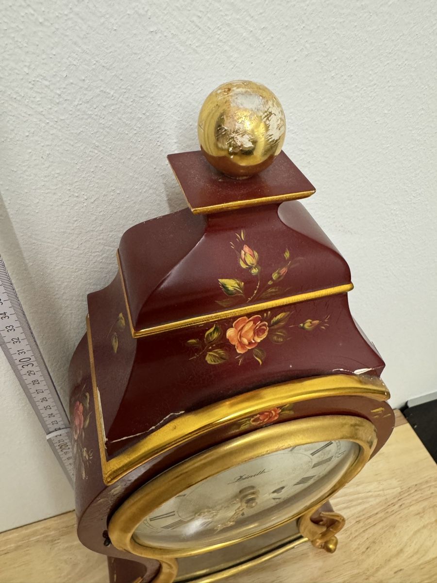 Zenith Orologi da terra & Orologi da parete: Zenith Pendeluhr mit Konsole, handbemalt, funktionstüchtig – Usato da Birsfelden venduto da inf_l2yy 2