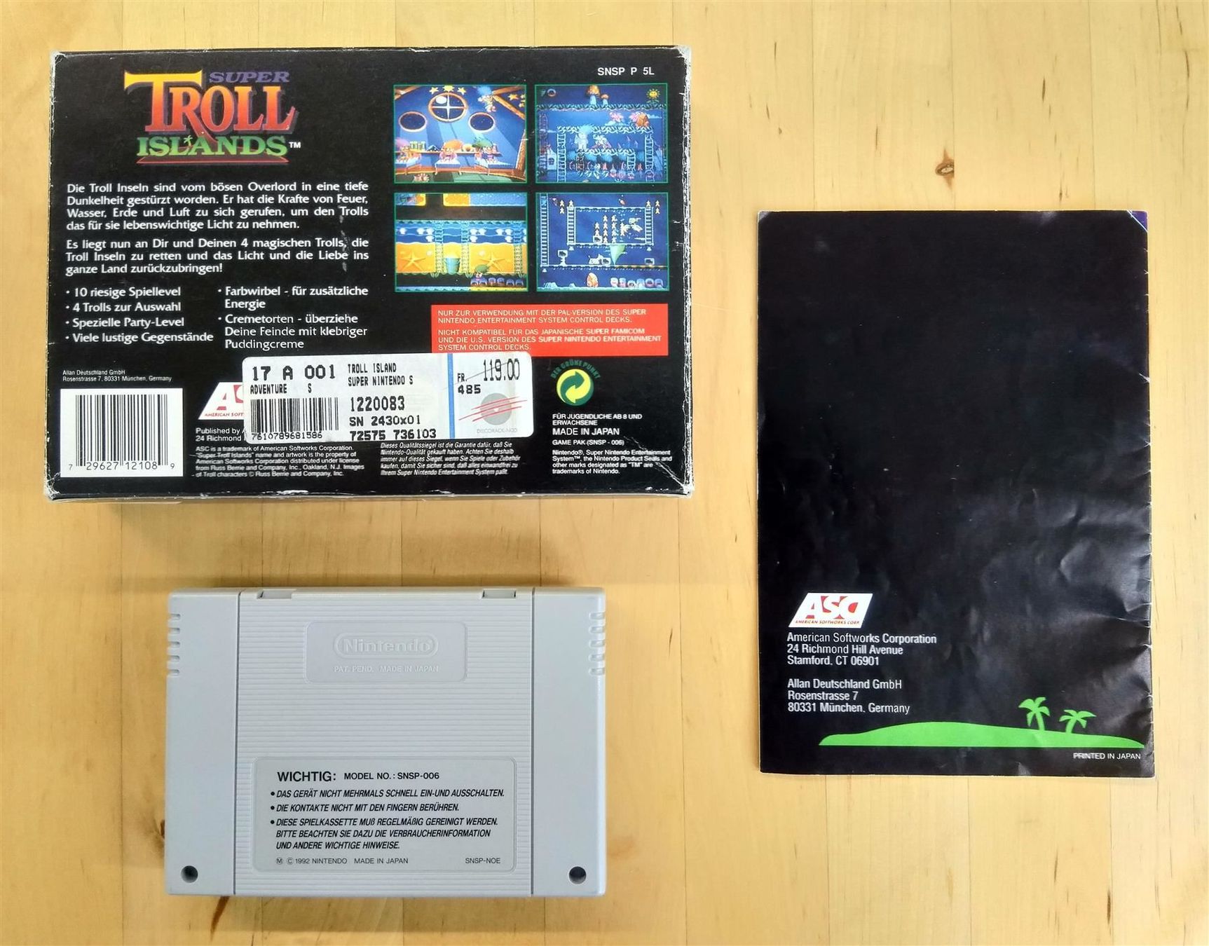 Nintendo Giochi: Troll Islands - OVP - SNES – Usato da Frauenfeld venduto da pakuw1 1