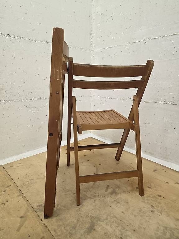 Sedie: Vintage Holz Klappstühle – Usato da Münchenbuchsee venduto da LuupBrocki 1