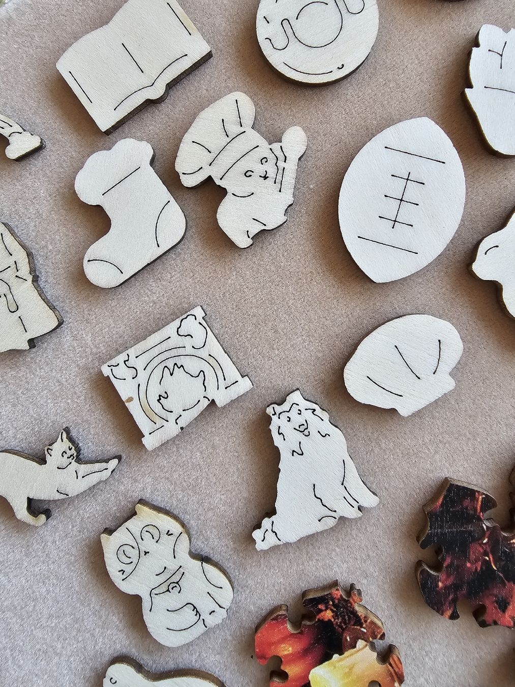 Puzzle: Holzpuzzle "Halloween Tiere" Gr. A2 – Nuovo (secondo la descrizione) da Bütschwil venduto da Taborana 3