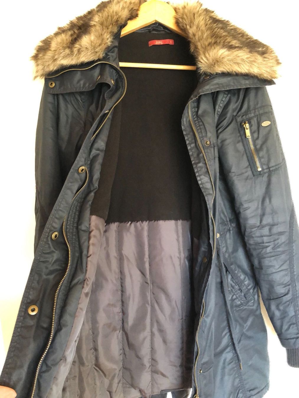 Esprit Mäntel: edc by ESPRIT Damen Parka dunkelblau – Gebraucht aus Langnau am Albis von Elli2013 1