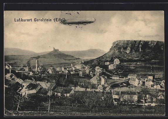 Foto & Poster: Gerolstein /Eifel, Teilansicht mit Zeppe – Usato da Berlin venduto da bartko-reher