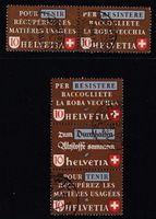 1942 Altstoff Zusammendruck: Zunr. Z33e, Z36c, Kat. 175,-