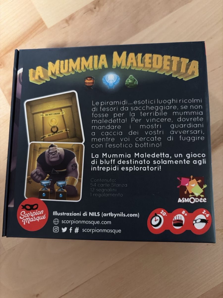 Giochi: Gioco da tavolo La Mummia Maledetta – Nuovo (secondo la descrizione) da Chiasso venduto da Chibichan 2