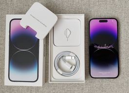 Iphone 14 Pro - 256GB - Deep Purple - Preis VB